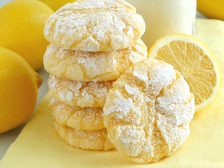 Lemon Gooey Butter Cookies