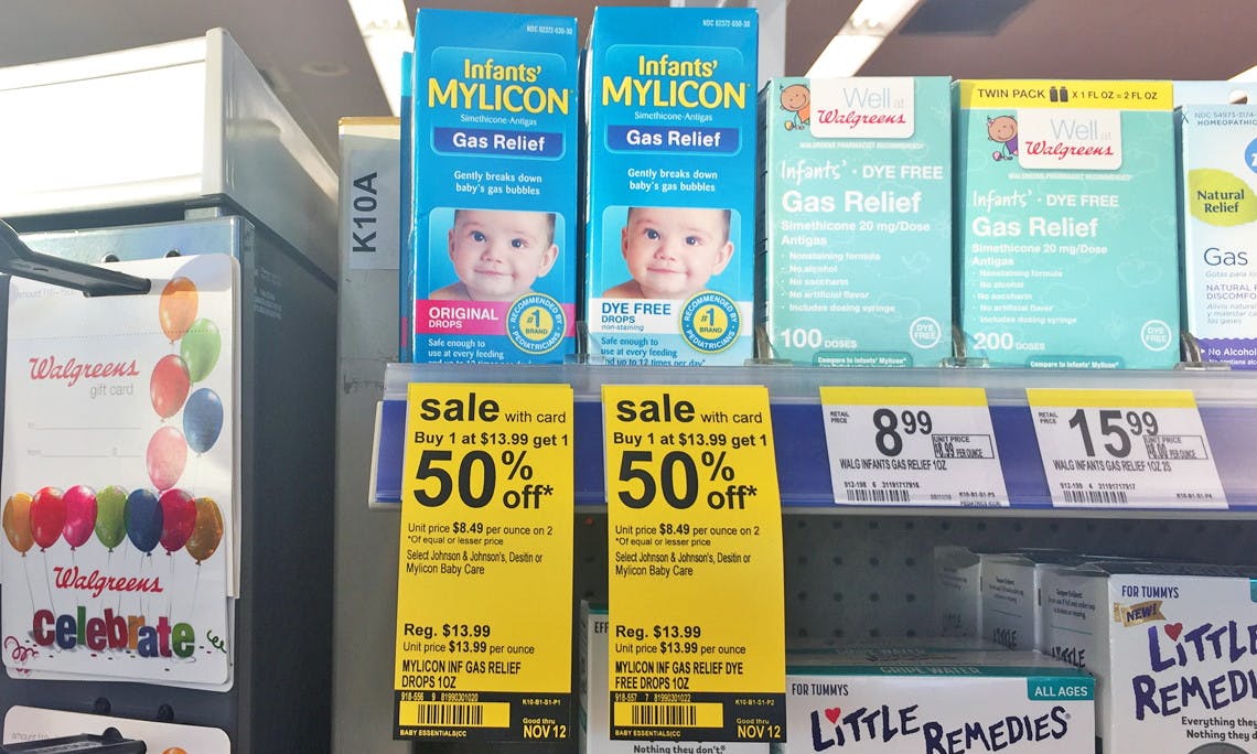 Infants Mylicon Gas Relief Drops Only 4 09 At Walgreens The Krazy Coupon Lady