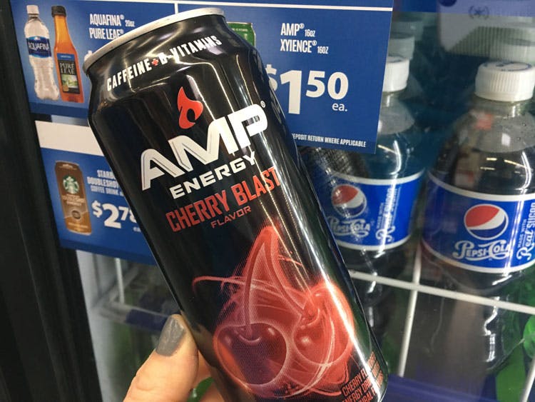 amp energy drink car wrap