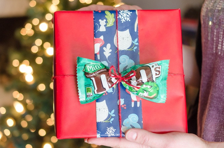 Use candy as bows and toppers.