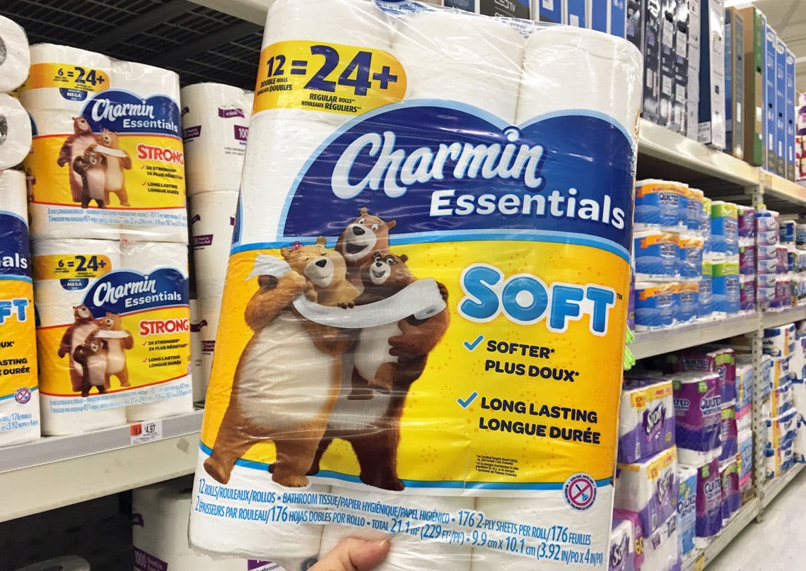 Charmin 12 Pack Toilet Paper Only 3 97 At Walmart The Krazy Coupon Lady