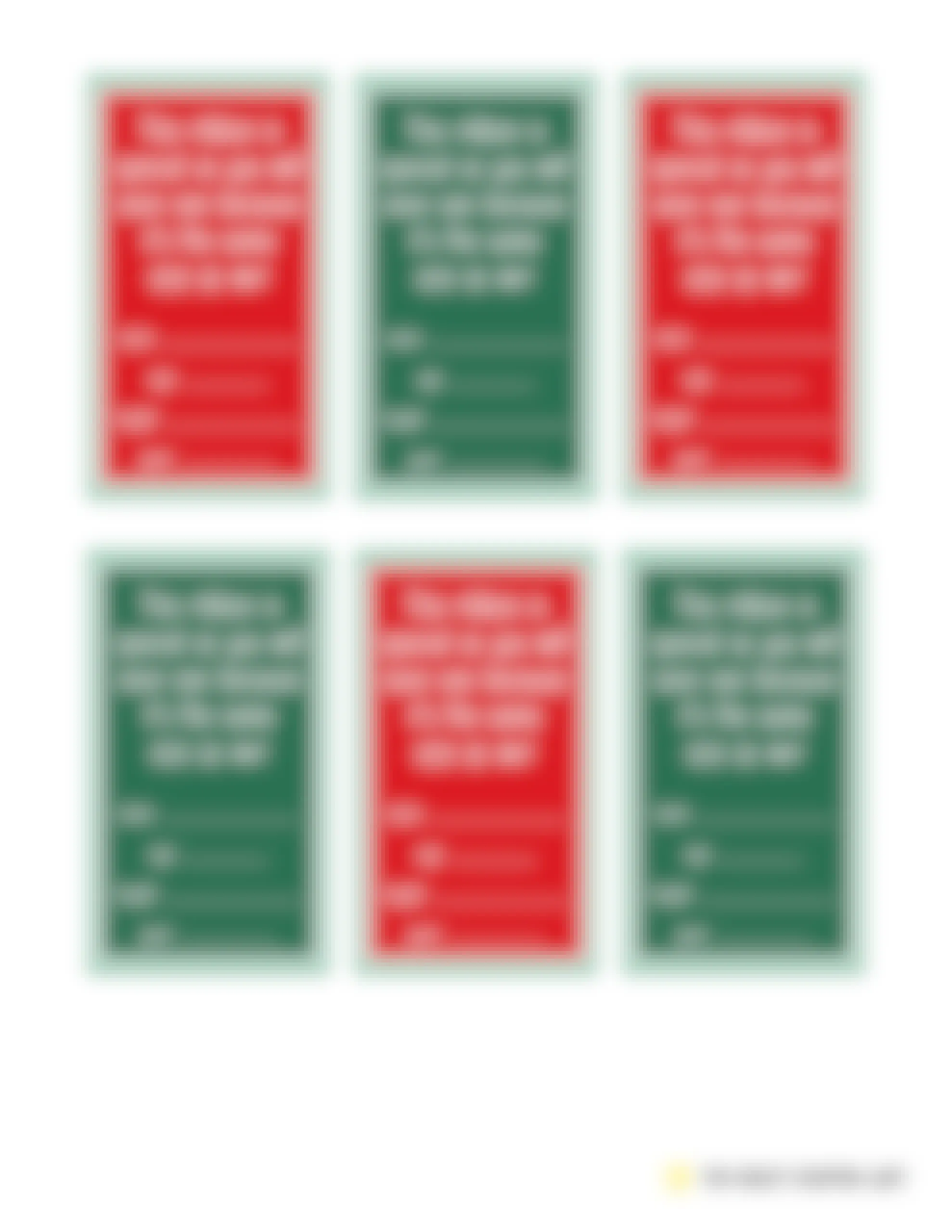 Christmas ornament print outs that read, "This ribbon is special, as you will soon see because its the same size as me!" with lines for the year, and the child's name, age, and height