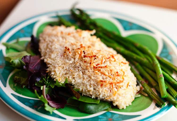 Perfectly Crusted Panko and Parmesan Chicken