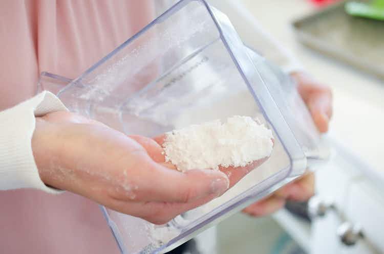Run granulated sugar through a blender or food processor to get confectioners' sugar.