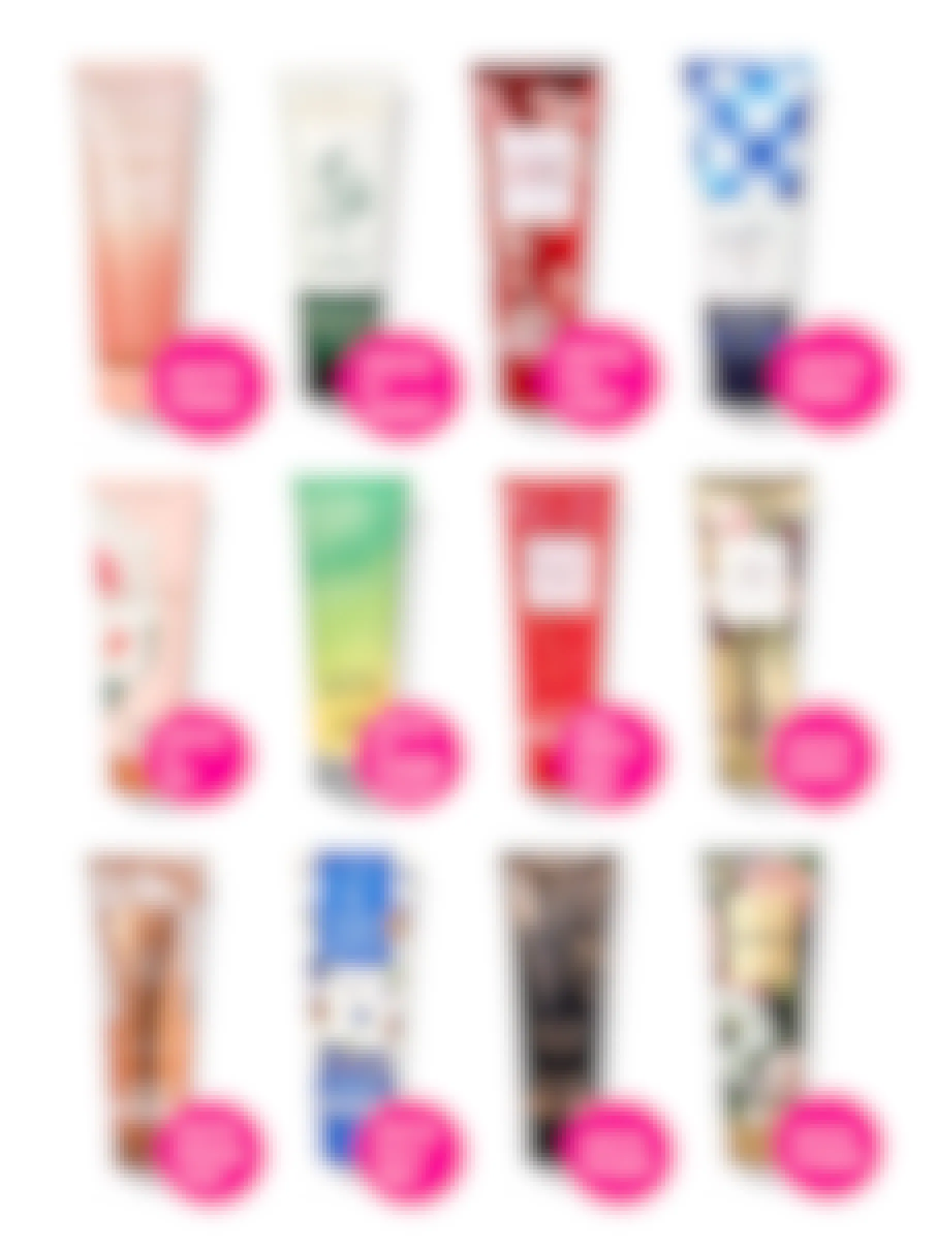 A graphic of many different Bath & Body Works lotion fragrances and what your favorite says about your personality.