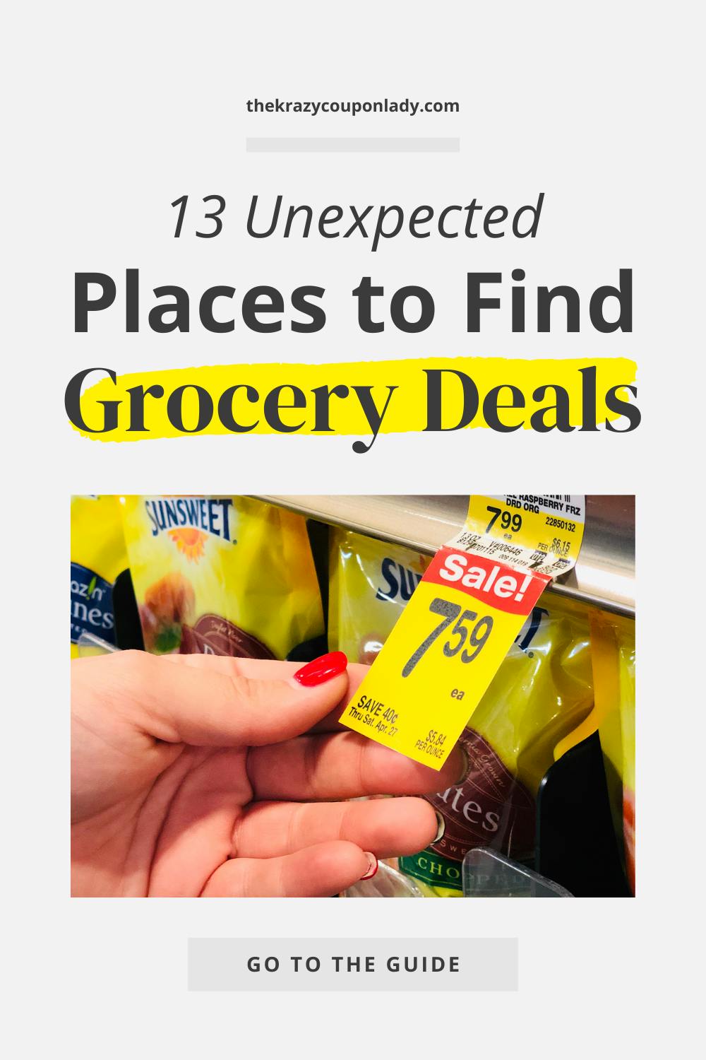 13 Unexpected Places To Find Grocery Discounts & Deals