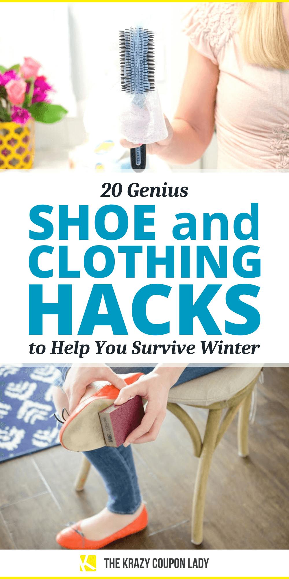 20 Shoe & Clothing Hacks to Help You Survive Winter