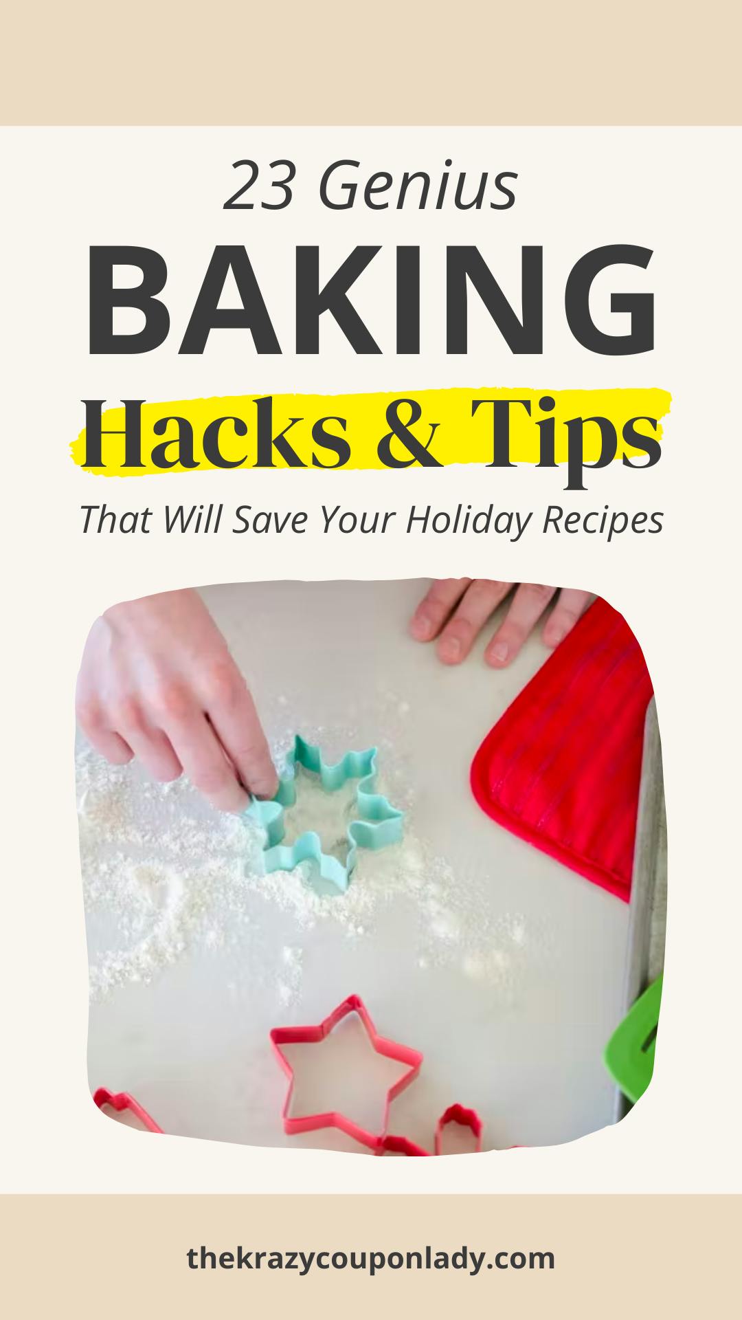 23 Genius Baking Hacks You'll Love - The Krazy Coupon Lady