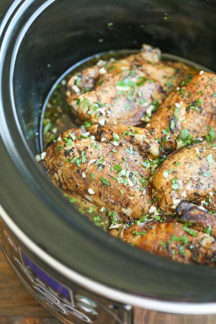 Use your crockpot to cook enough for a week.