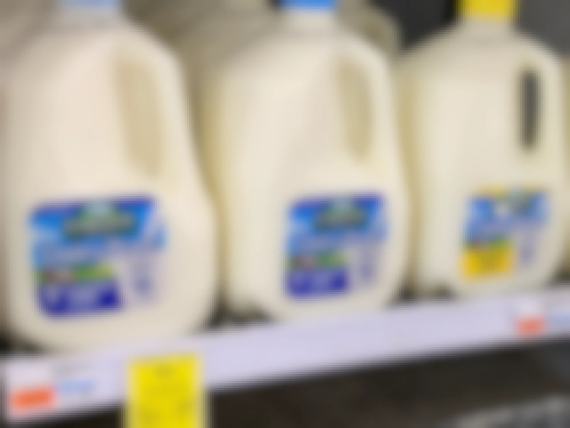 cvs milk sitting on a shelf