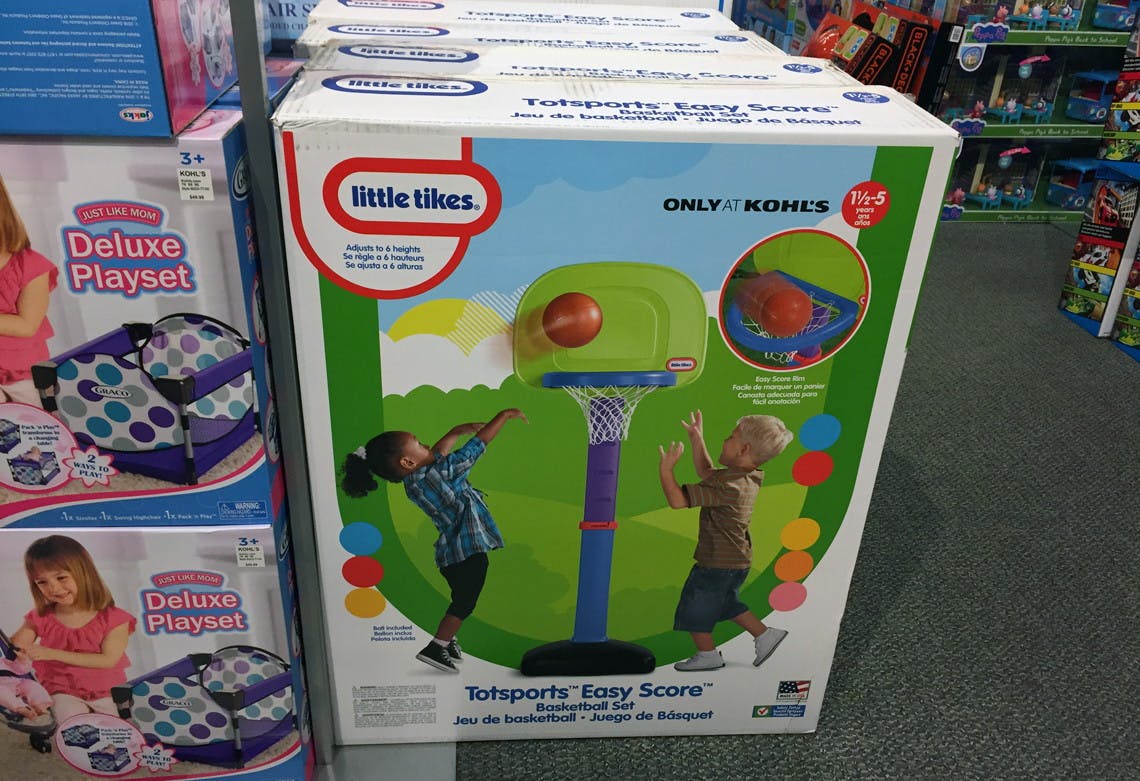 Little Tikes Easy Score Basketball Hoop Sets As Low As 18 At