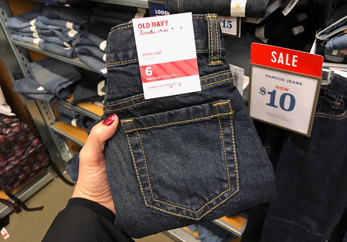 old navy famous jeans regular standard