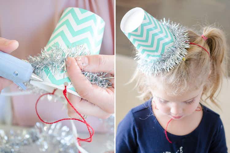 Make your own party hats.