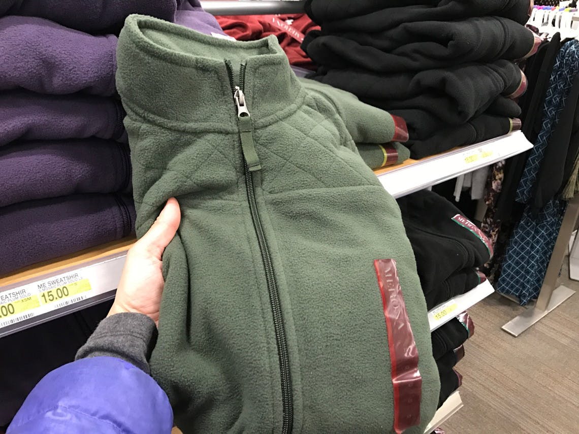 merona fleece jacket