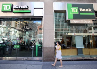 TD bank storefront