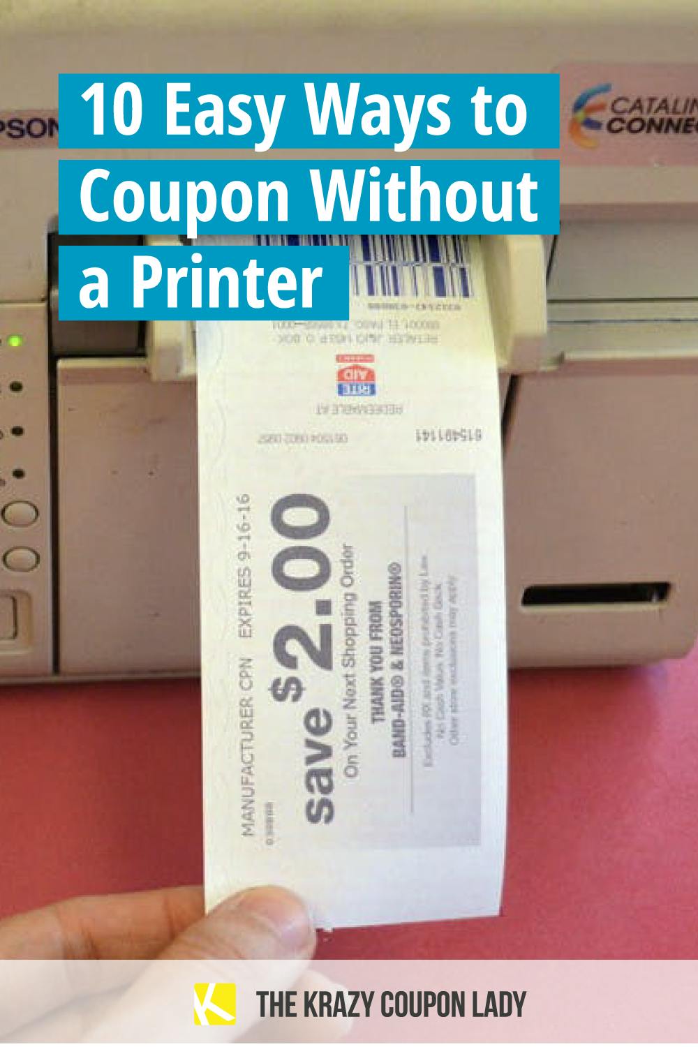 10 Easy Ways to Coupon Without a Printer - The Krazy Coupon Lady