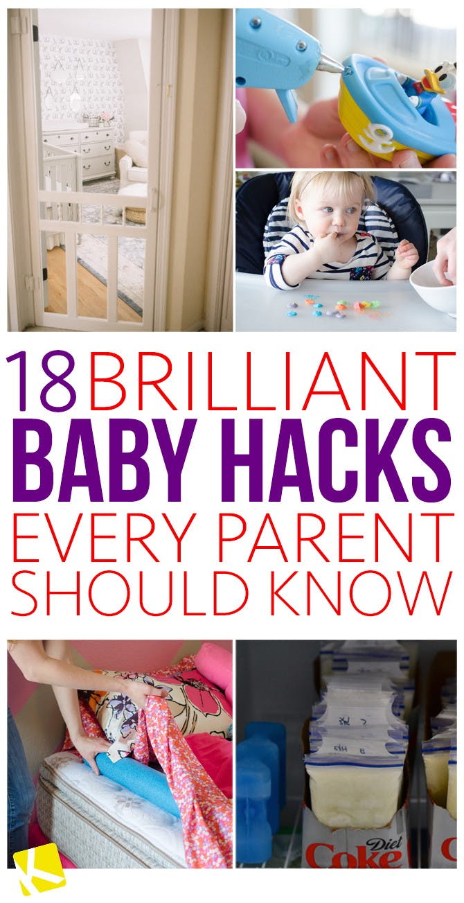 18 Brilliant Baby Hacks Every Parent Should Know - The Krazy ...