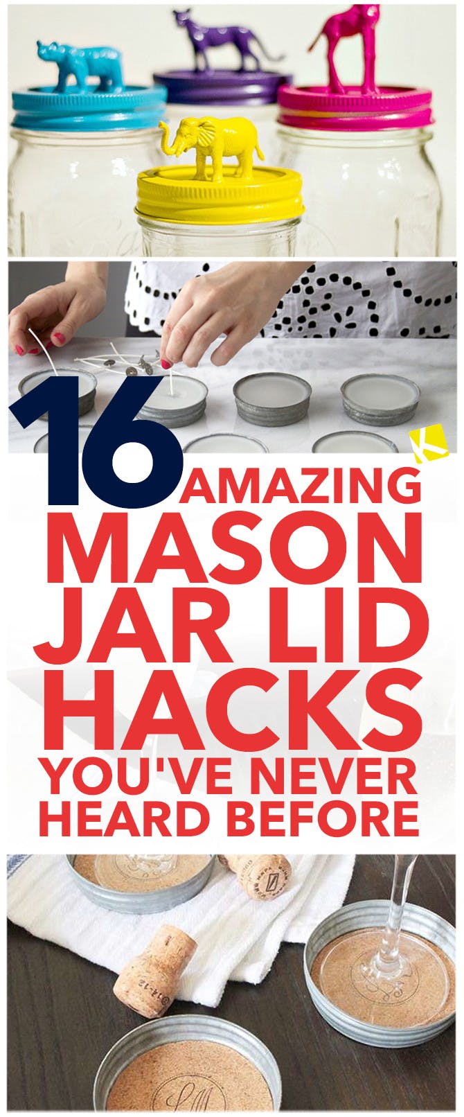 16 Amazing Mason Jar Lid Hacks You've Never Heard Before