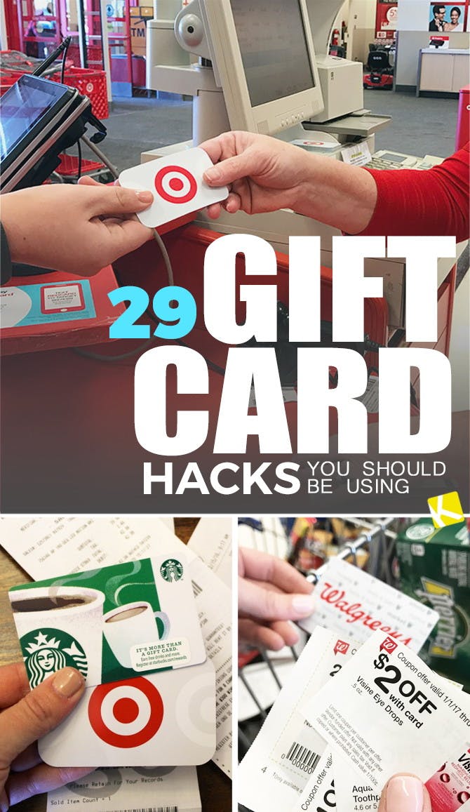 29 Gift Card Hacks You Should Be Using The Krazy Coupon Lady