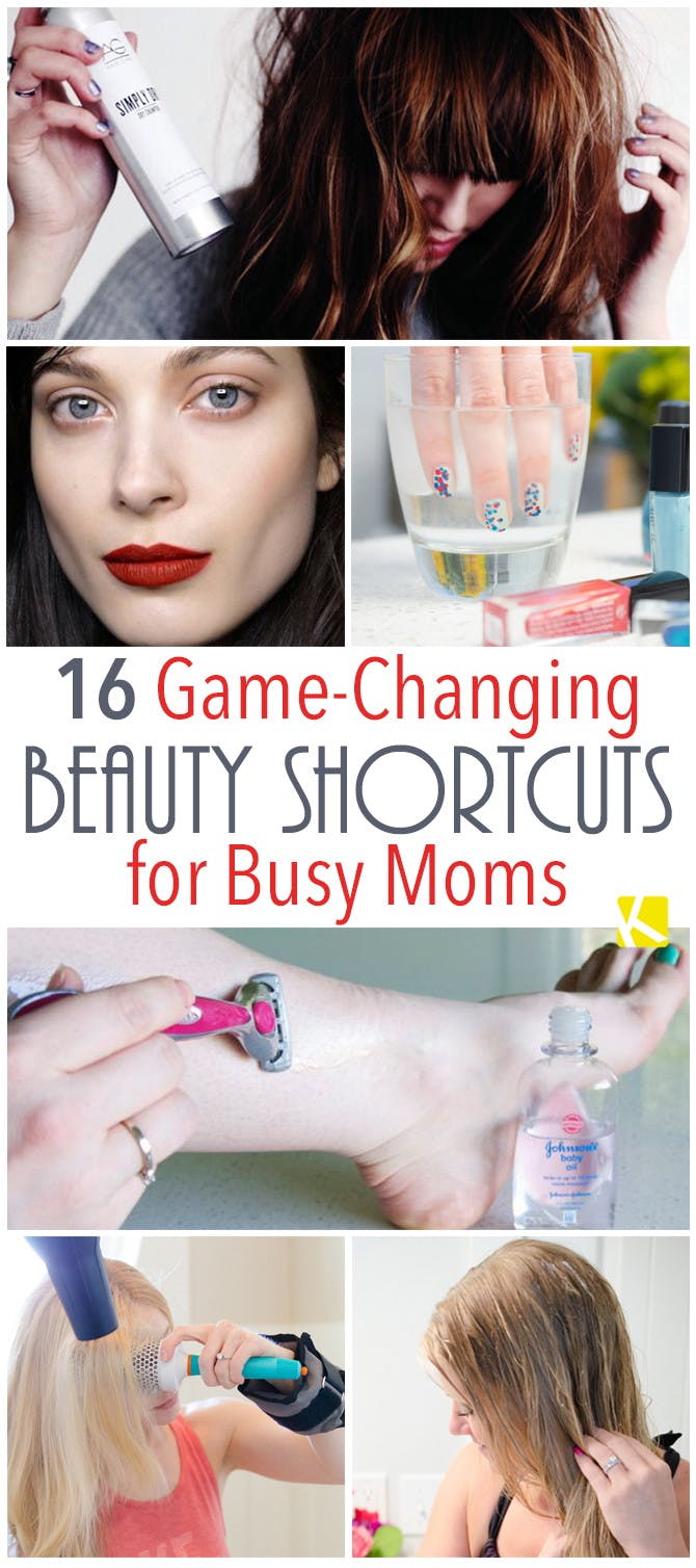 16 Game-Changing Beauty Shortcuts for Busy Moms