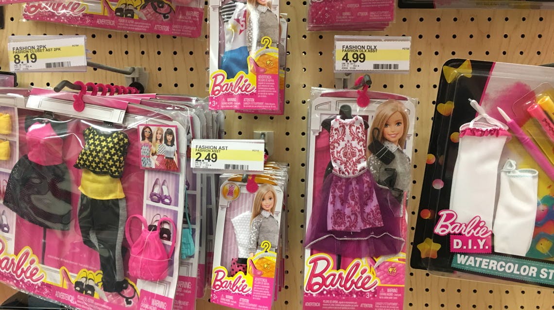 barbie doll clothes at target