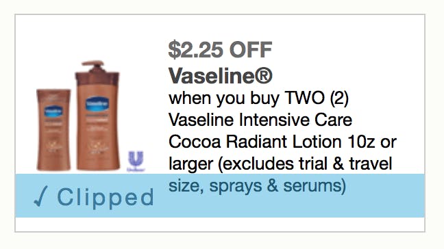 New High-Value Coupon! Save $2 on Vaseline Lotion! - The Krazy Coupon Lady