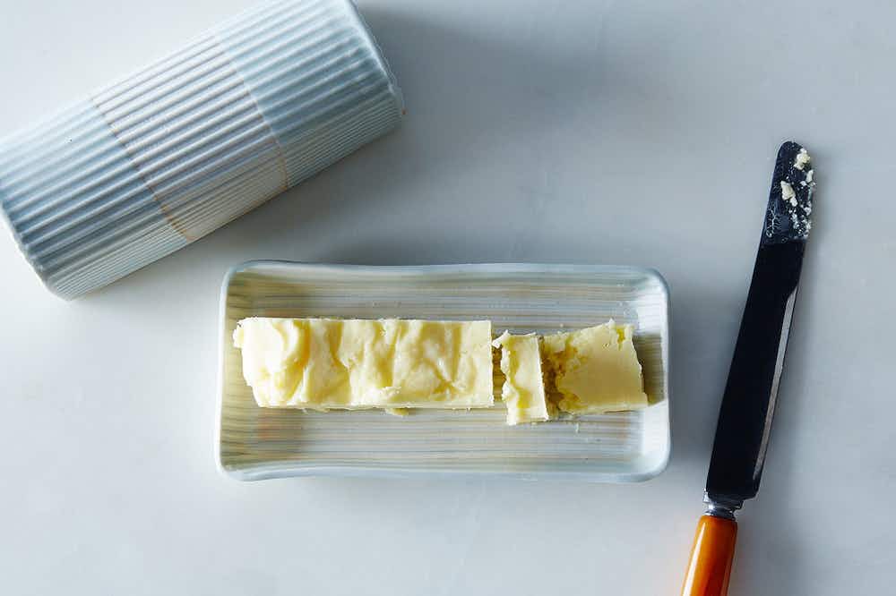 Save space in your fridge by keeping stick butter on your countertop.