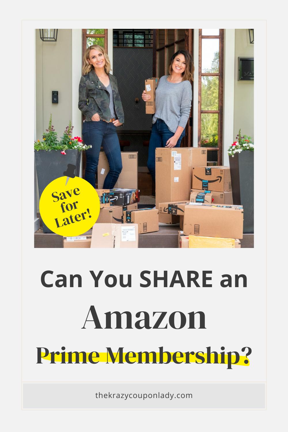 Can You Share an Amazon Prime Membership? The Krazy Coupon Lady