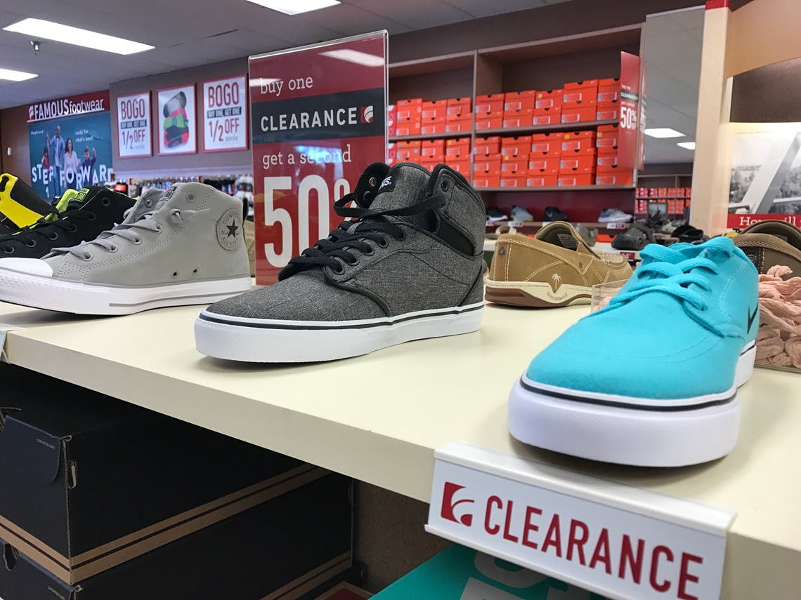 Famous Footwear: BOGO 50% Off + Extra $5 Off = $20 Converse & $28 Nike