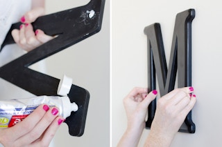 Mark where to hang a frame or wall decoration.
