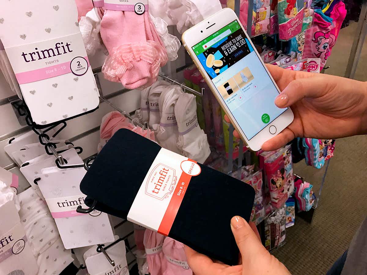 Ibotta app in use for a Macy's purchase
