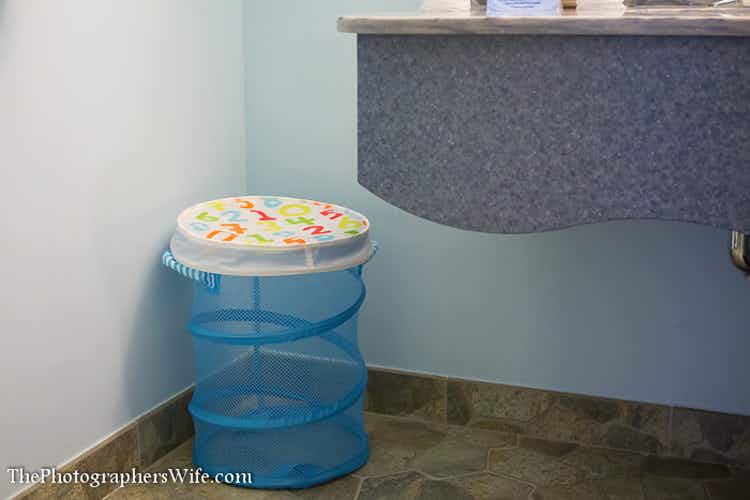 Bring a pop-up laundry hamper to keep the hotel room neat.