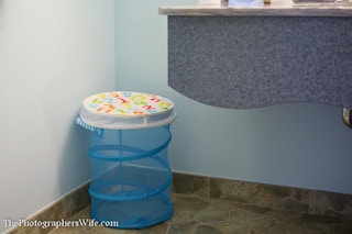 Bring a pop-up laundry hamper to keep the hotel room neat.