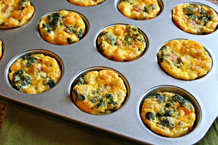 Make omelet muffins for easy breakfast on-the-go.