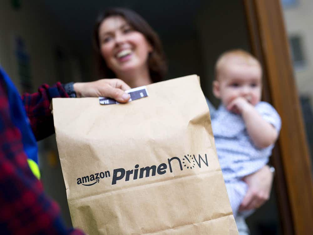 Use Amazon Prime Now for last-minute necessities delivered right to you.