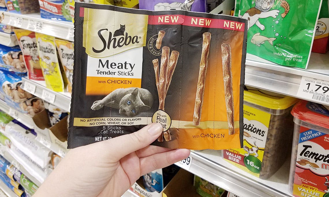 sheba meaty tender sticks calories