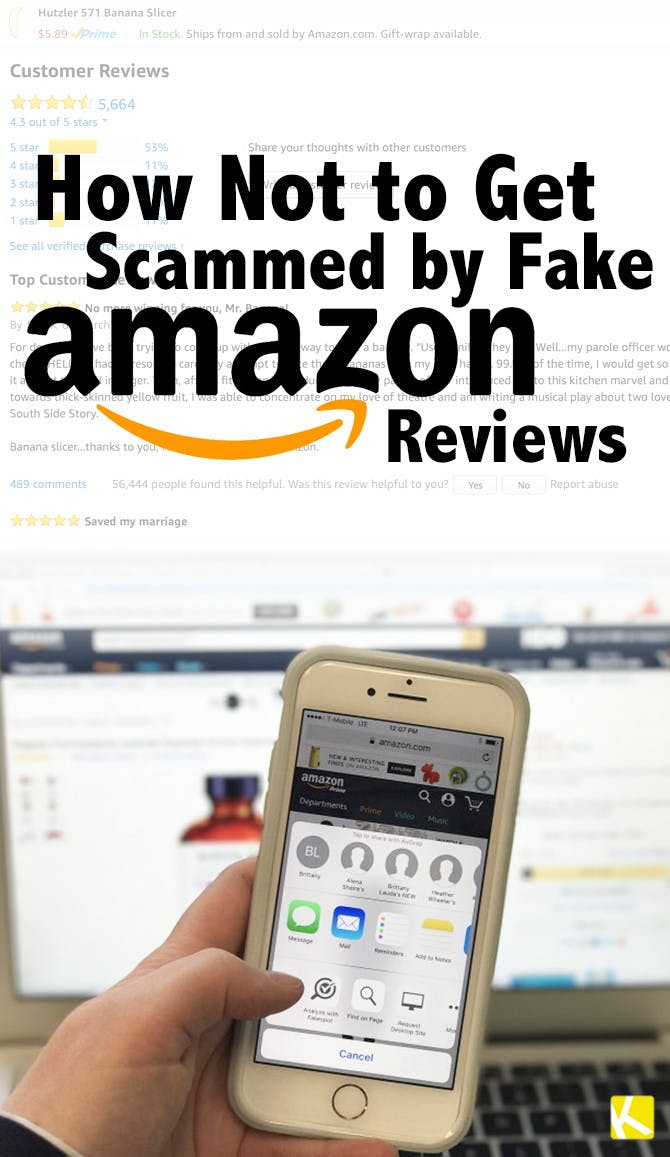 How Not to Get Scammed by Fake Amazon Reviews