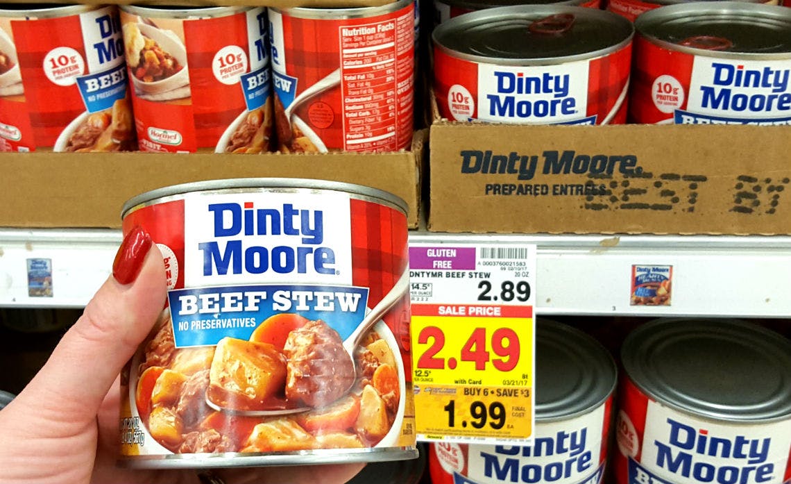 Dinty Moore Beef Stew & Hormel Chili, Only $0.97 Each at Kroger! - The Krazy Coupon Lady