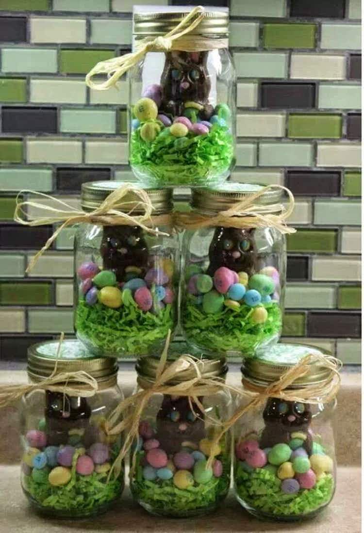 Create bunny jars.