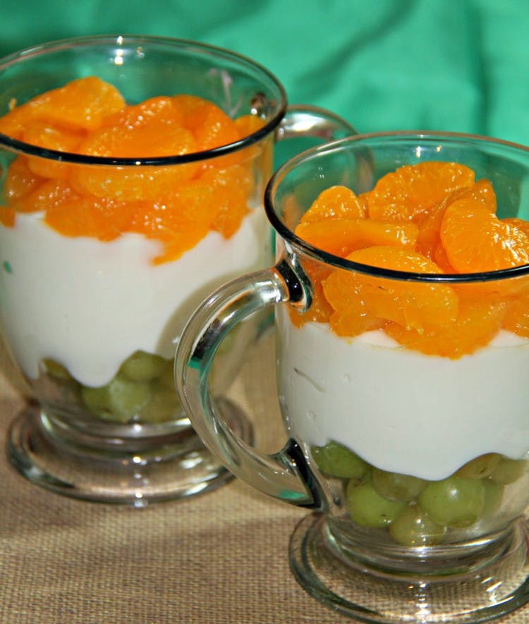 Irish Flag Yogurt Parfaits
