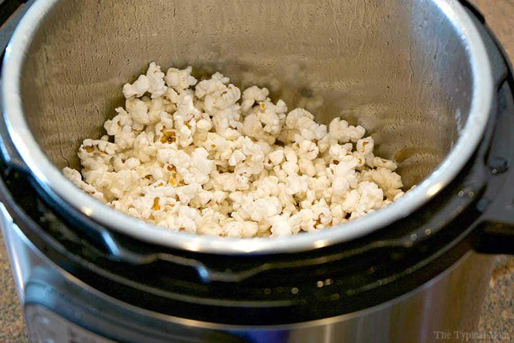 Use your Instant Pot to pop popcorn. 