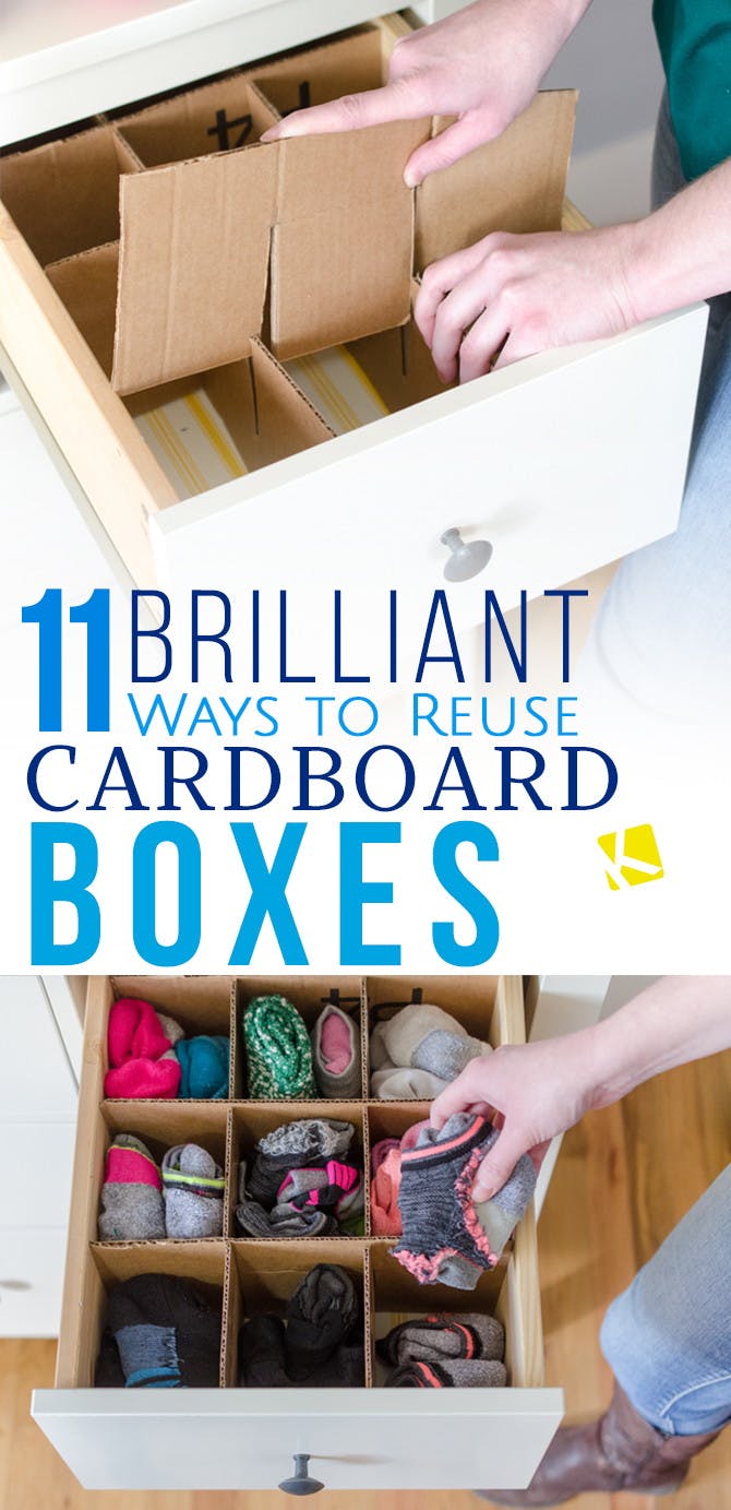 11 Awesome Ways to Repurpose an Empty Cardboard Box