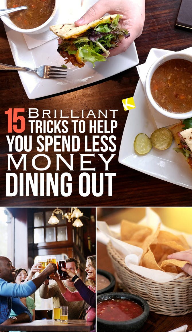 14 Brilliant Tricks to Help You Spend Less Money Dining Out