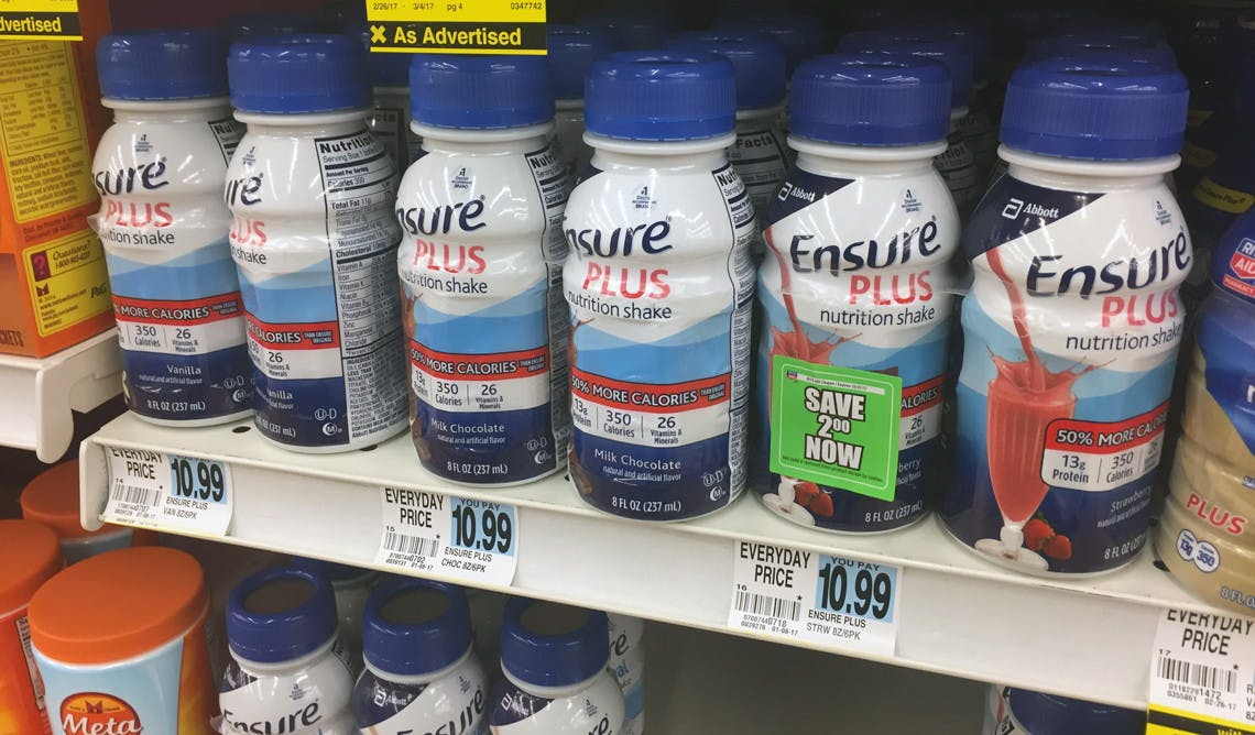 Ensure Plus 6Pack Shakes, Only 2.79 at Rite Aid! The Krazy Coupon Lady