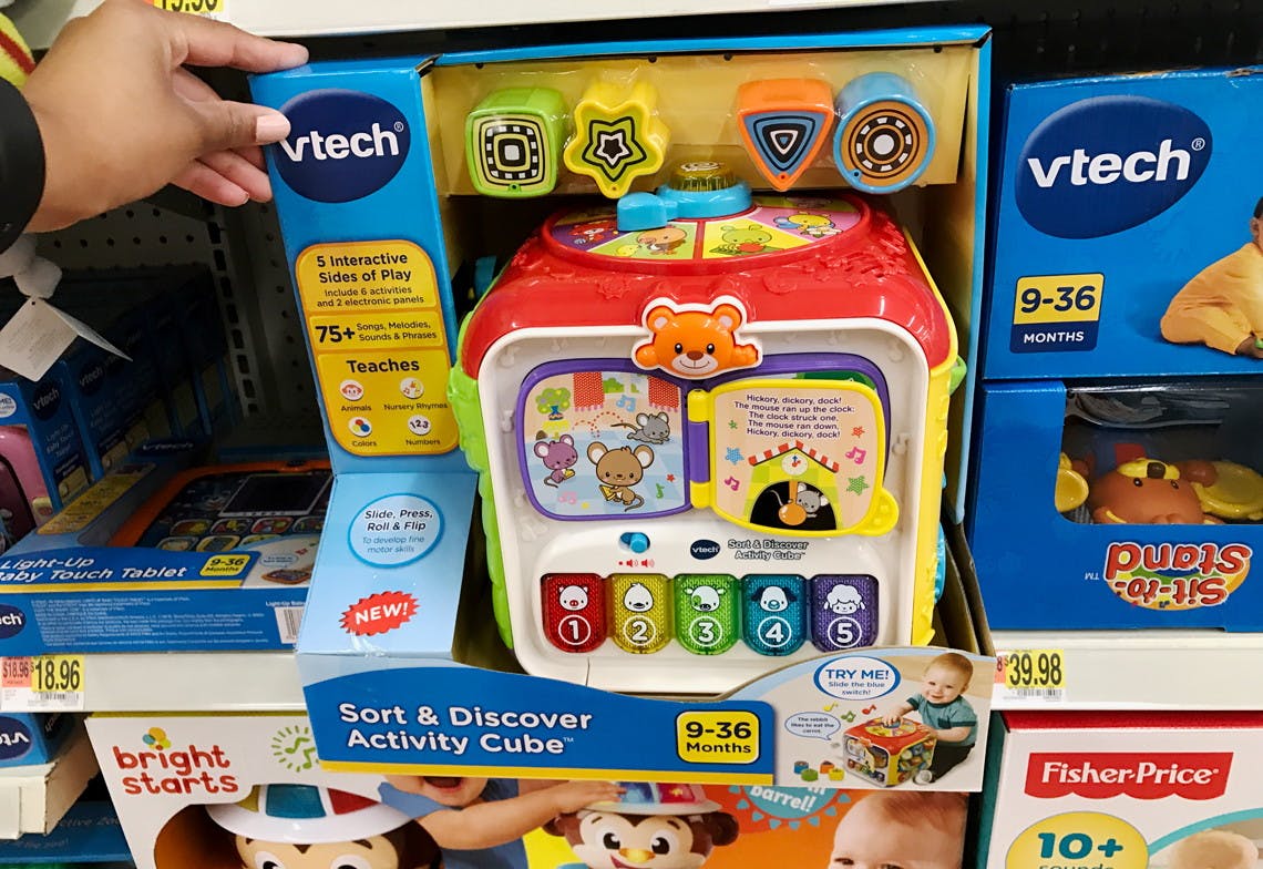 vtech baby sort and discover cube