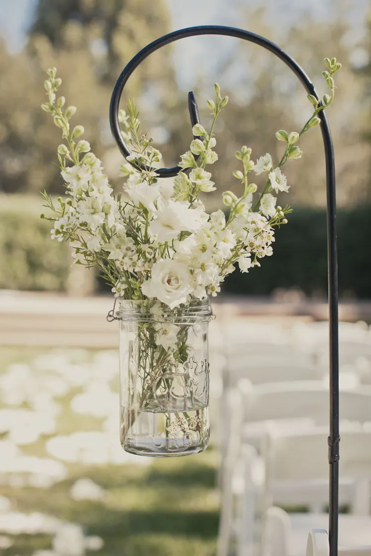 shepherd hooks for flowers on 29 Brilliant Ideas For Your Budget Wedding The Krazy Coupon Lady