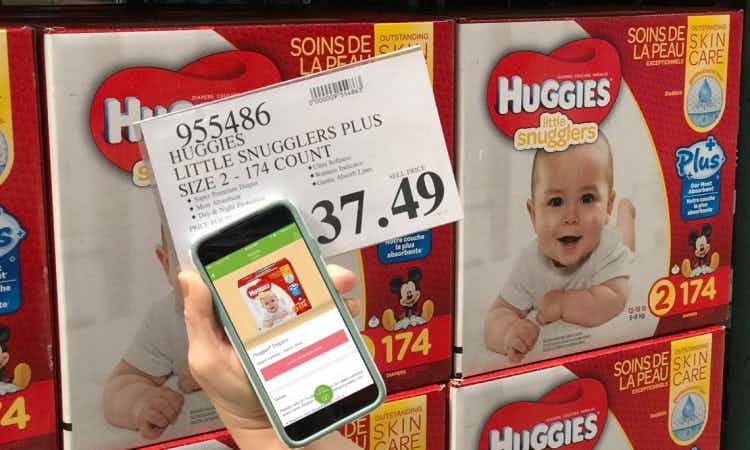 Use Ibotta rebates to save on diapers — especially at Costco.