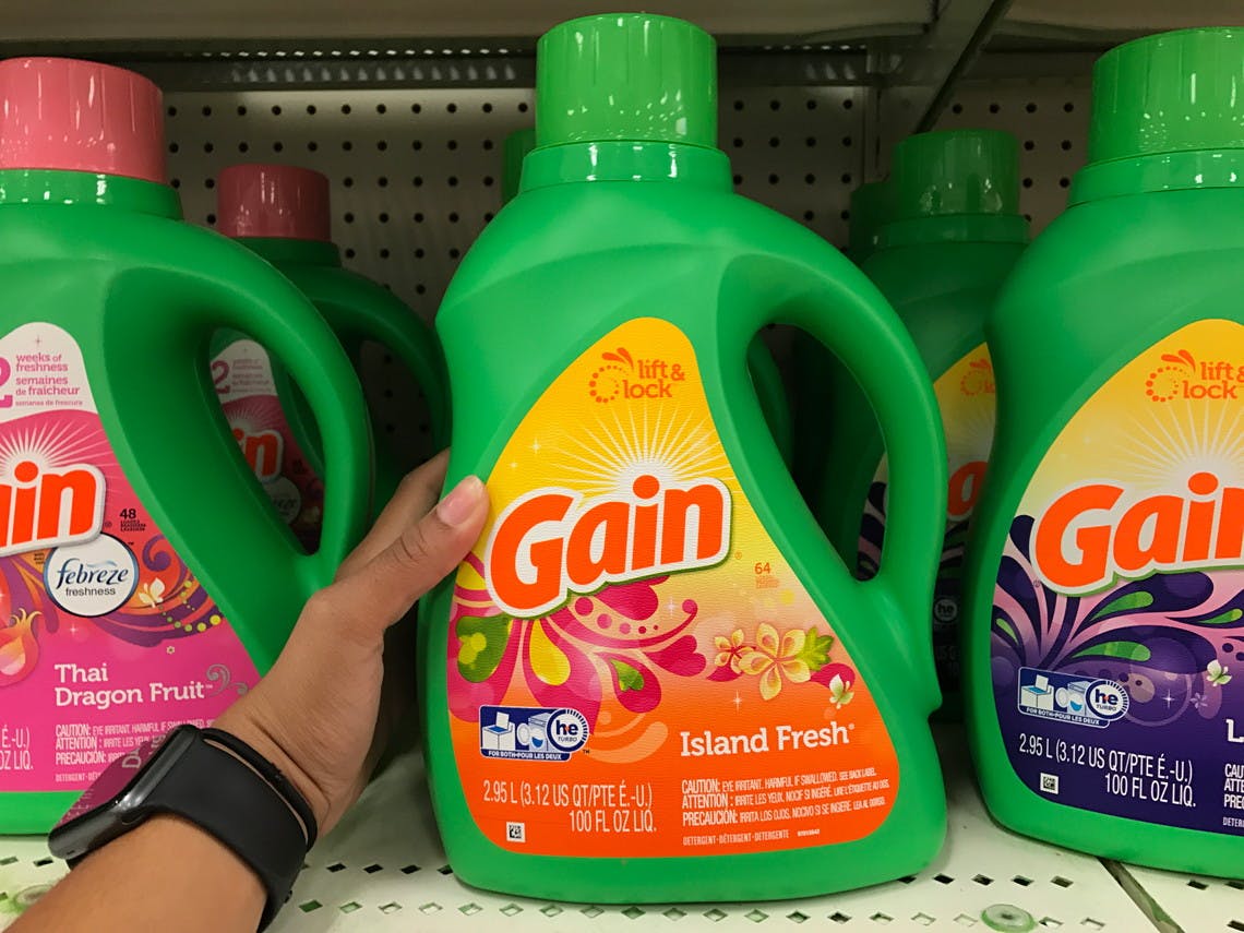 Gain Laundry Detergent 100Ounce Bottles, as Low as 1.20 at Kmart! The Krazy Coupon Lady