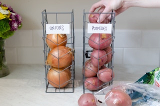 Store non-refrigerated veggies.