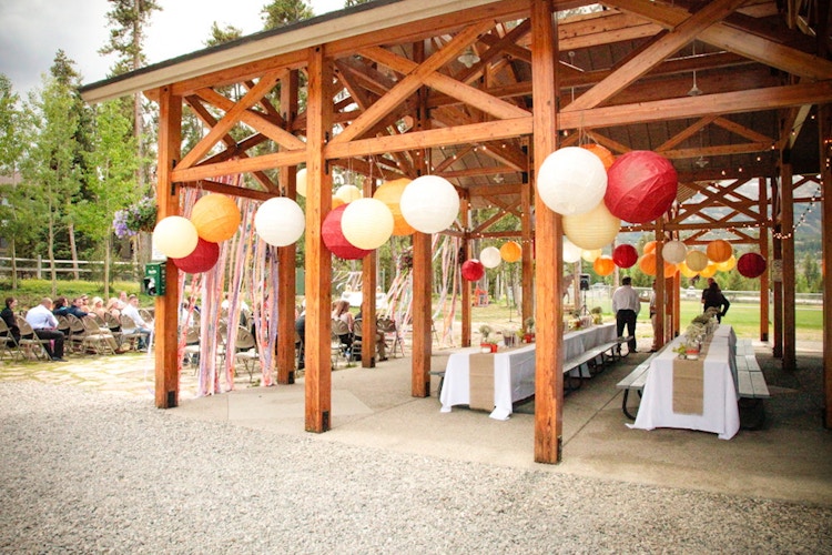 Consider a public, state, or national park for your wedding and reception.